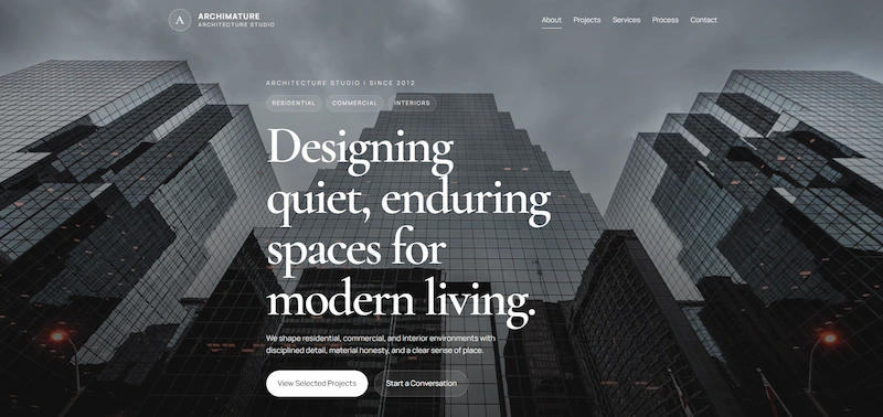Architecture Company Template